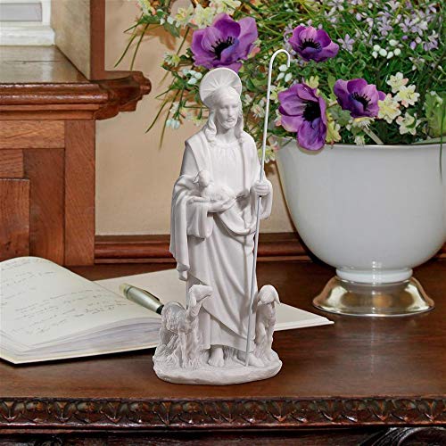 Estatua religiosa de Jesús Buen Pastor 12.5 in miniatura 6