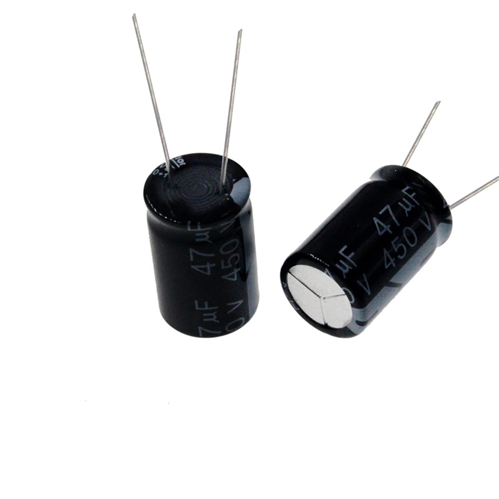 Electrolytic Capacitor 450v 2.2mf 3.3mf 4.7mf 6.8mf 10mf 15mf 22mf 33mf 47mf 68mf 82mf 100mf 120mf 150mf 220mf Electrolytic Capacitor diy supplies (Capacitance : 1pcs 100uF 450V)