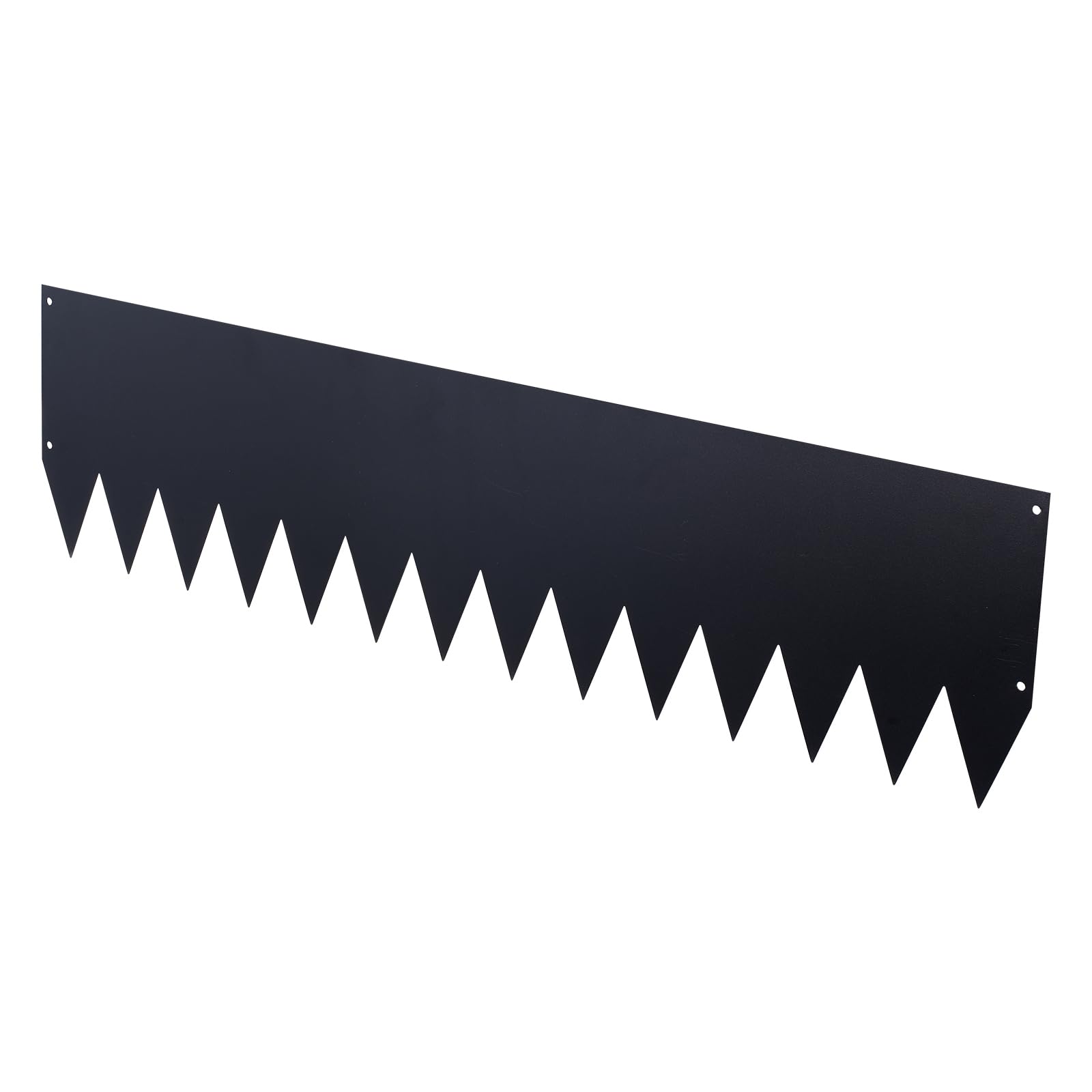 VEVOR Rasenkante 6er-Pack, 1016x254 mm, Beeteinfassung aus Verzinktem Stahl, inkl. 8 Befestigungsclips, Beetbegrenzung, Rasenbleche, Mähkante Metall Palisade für Blumenbeete & Gartenwege, Schwarz