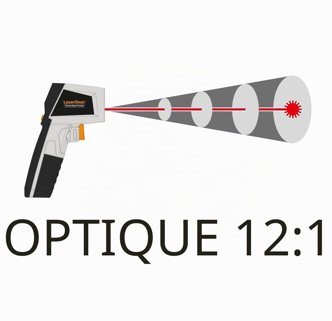 Laserliner Thermomètre Infrarouge ThermoSpot Laser