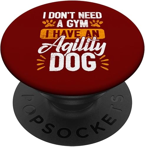 Dog Agility Handler - Dog Sports Humor - Dog Agility PopSockets Standard PopGrip
