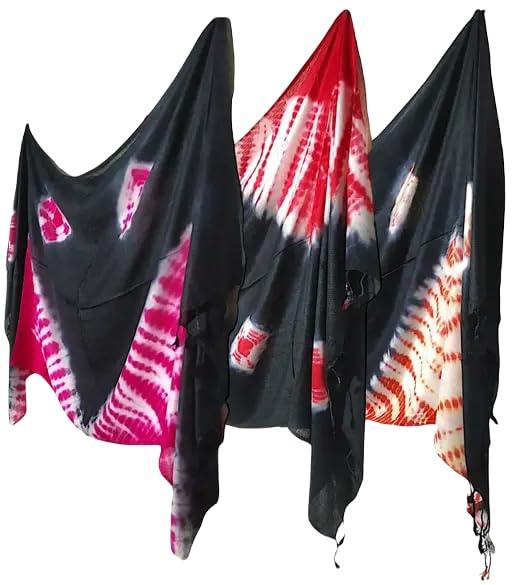 Golden Printed Satin Scarf - For Men, Women & Girls