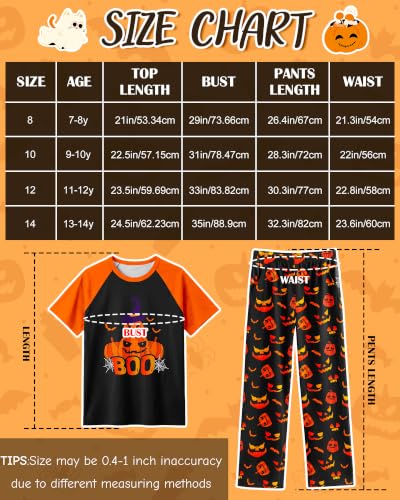 Image of PASHOP Boys Pajamas Little Big Boys Pajamas Short Sleeves and Pants 2 Pieces Summer Pjs Set Kids Boy Sleepwear Size 8-14