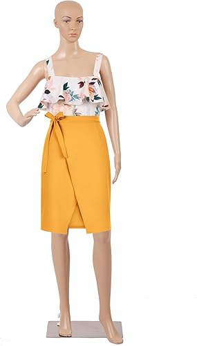 Maniquí de cuerpo completo para mujer, maniquí de ropa de 69 pulgadas, soporte giratorio y desmontable con base de metal utilizado para ropa de