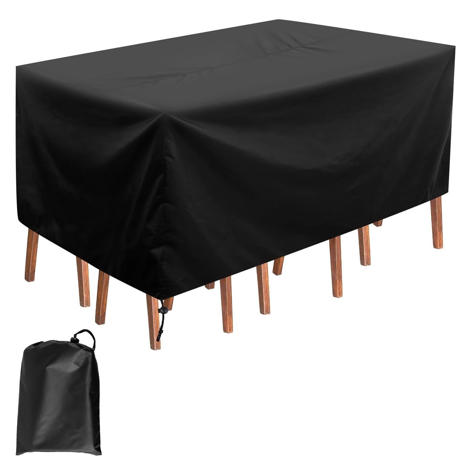 Iuvyta 1Pcs 180X120x74cm Garden Furniture Cover Garden Outdoor Furniture Cover Waterproof Oxford Cloth Dining(1Pcs 180X120x74cm)