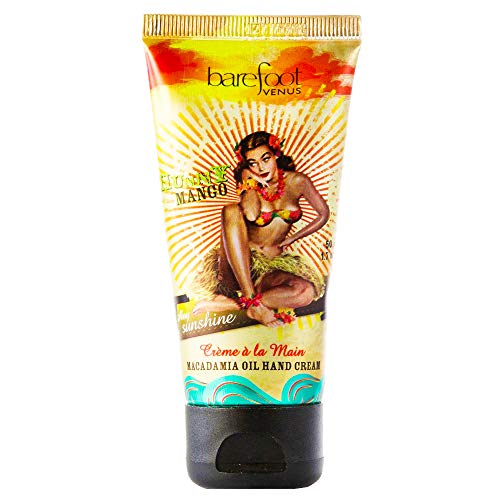 Barefoot Venus Hand Cream with Macadamia Oil 50 Milliliters (Hunny Mango)