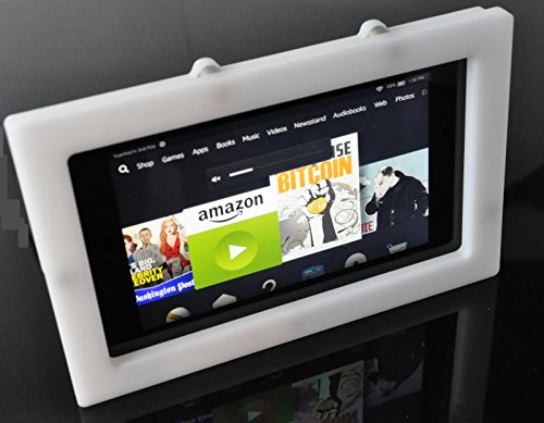 Tabcare Compatible Fire Hd 6 White Acrylic Vesa Security Enclosure With Wall Mount Kit #TOP3