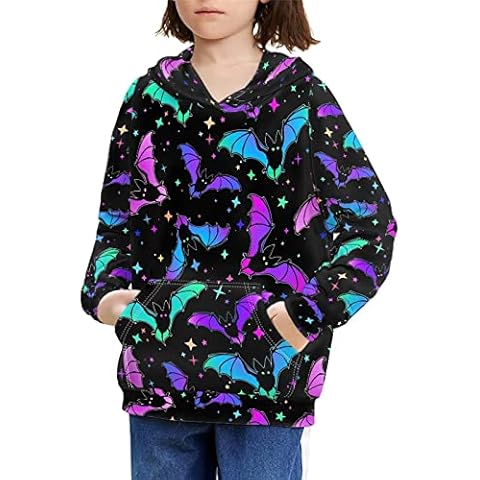 Suhoaziia Girls Colourful Halloween Hoodie Cover