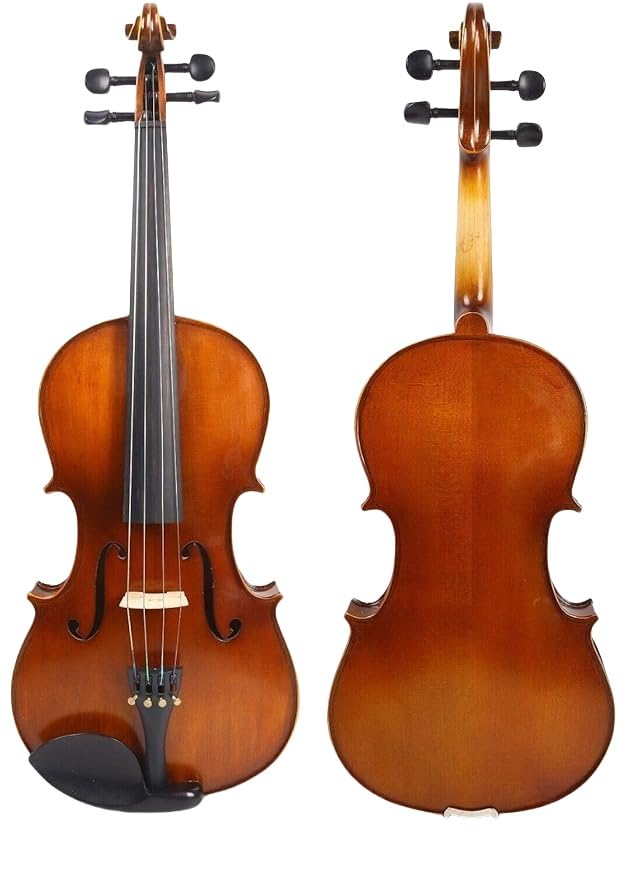 ModouString Viola Kit, 16 inch Acoustic viola, Maple Wood, Ebony Fittings with Bow,case for Adults, Beginners, Students (4 string)