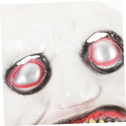 NOLITOY Creepy Halloween Mask for Adults Realistic Costume Scary Masquerade Prop Lightweight Design for Cosplay and Halloween Parties – Image 5
