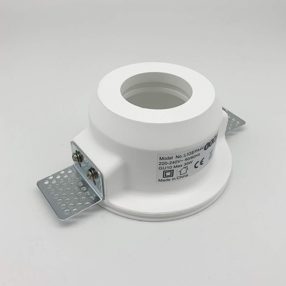 Faretto A Scomparsa In Gesso Con Attacco GU10 - Per Soffitti - Foto 4