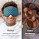 Umisleep 100 % lichtdichte atmungsaktive Schlafmaske für Herren & Frauen – 2025 Edition, 3D Schlafbrille, ultraleicht & bequem, mit Aufbewahrungstasche, für Reisen, Flugzeug, Nachtschicht, Himmelblau