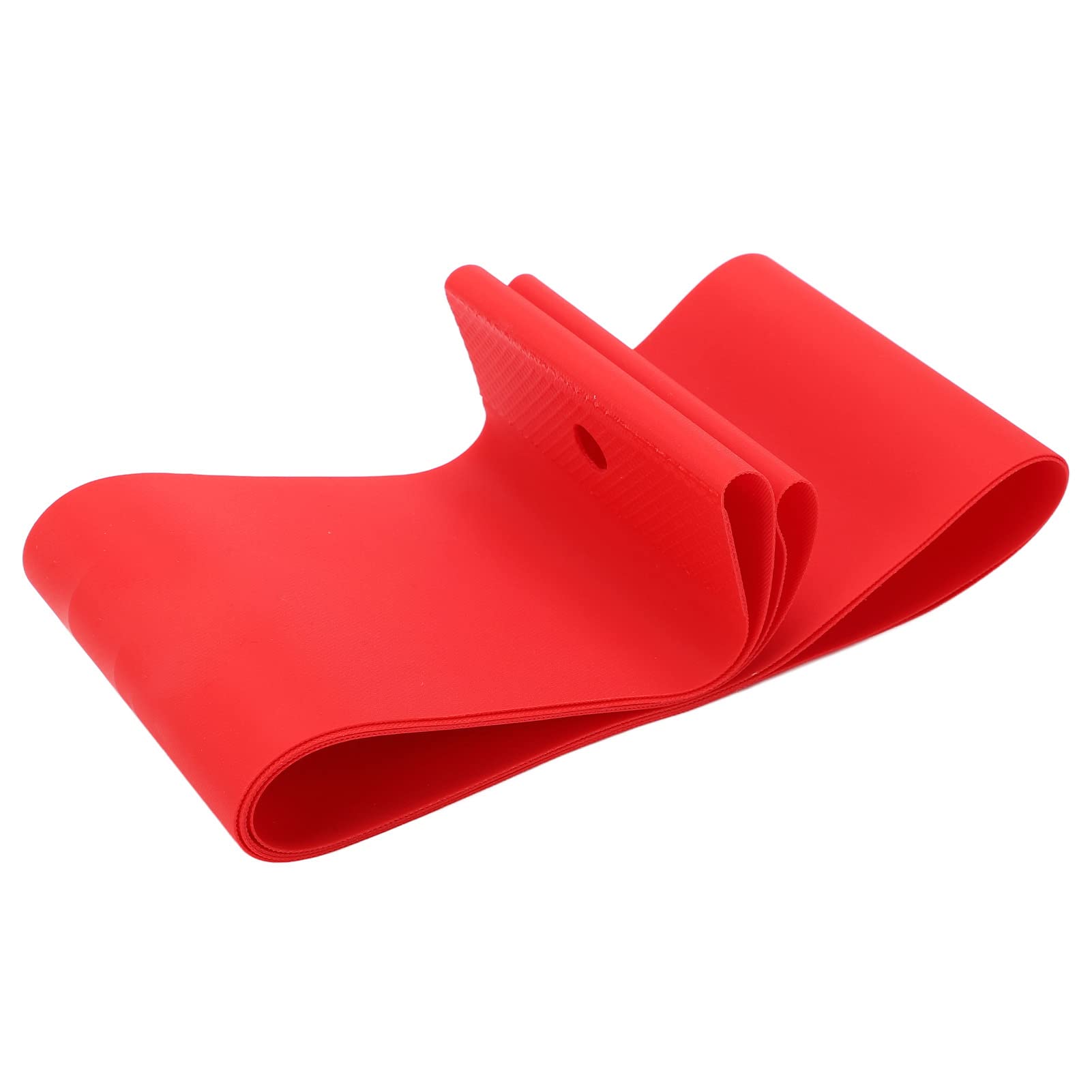 equlup Bikes Rim Strip, 80mm 3.1in Inner Tube Protection Tape PVC BicycleTire Liner Inner Tube Tape Anti Puncture Tape for 20 Inch Tires (Red)