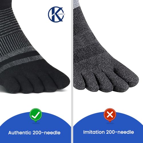 Image of COOLMAX Running Toe Socks, Cushioned, Athletic Ankle, Men Women