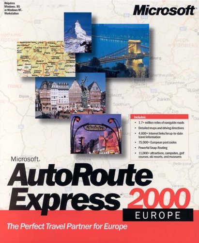 Microsoft Autoroute Express 2000 Europe