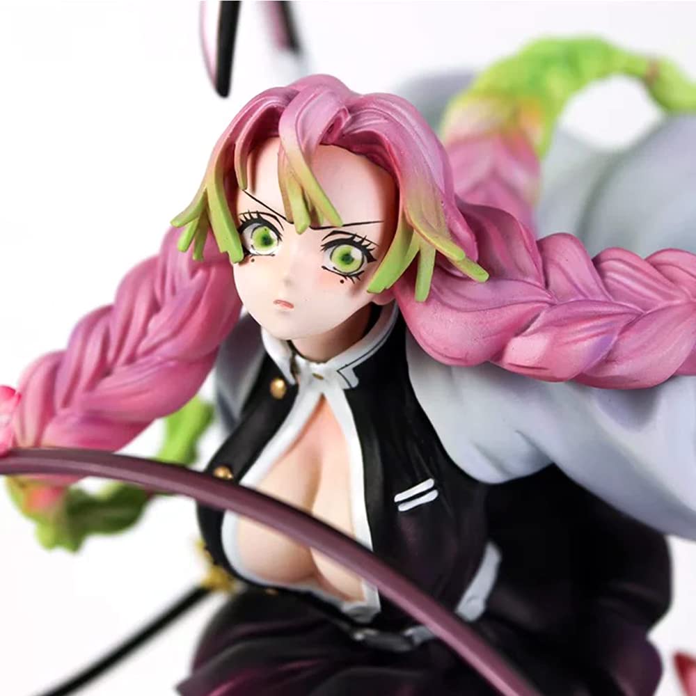 Bssmiun Demon Action Slayer Figure Action Figure Toys 8.6inch Kamado Tanjiro Figure (Kanroji Mitsuri) Fan Favorite Perfect Detail