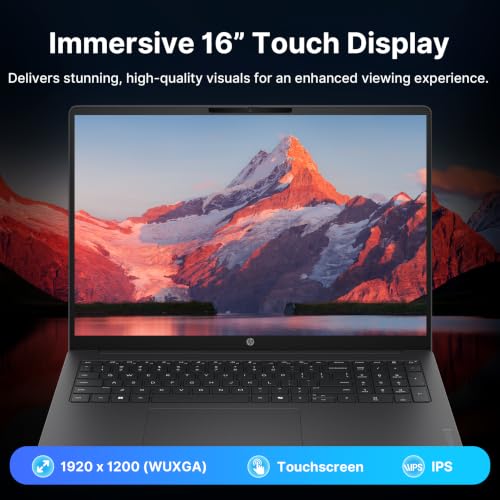 Image of HP OmniBook 3 16 inch WUXGA IPS Touchscreen AI Laptop, Intel Core Ultra 7 255U, 16GB DDR5, 1.5TB Storage (512GB SSD+1TB Docking Station), Intel Graphics, Numeric Keypad, FHD Camera, Win 11, Mica Silver
