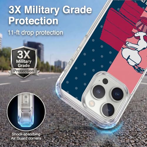 Coque MagSafe iPhone 16 Pro Snoopy protection de qualité militaire antichoc - 3