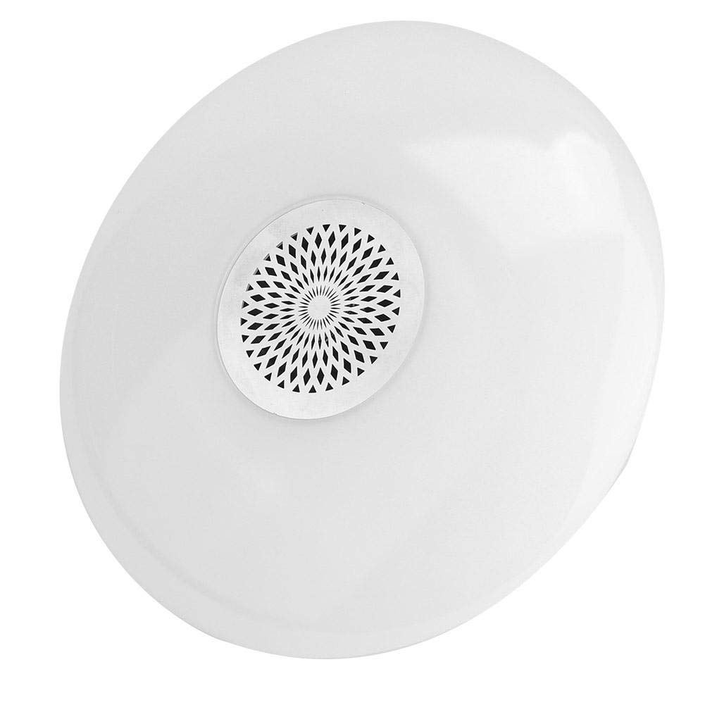 Ichiias Lámpara LED 30W E27 RGBW Bombilla Control remoto Altavoz Bluetooth Reproductor de música AC85-260V