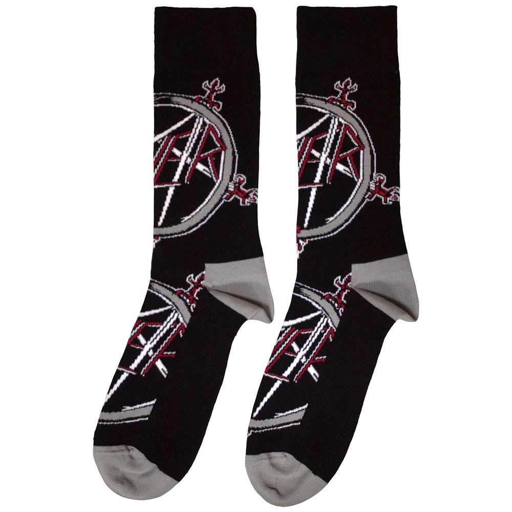 Slayer Men's Black Pentagram Wo Ankle Socks One Size