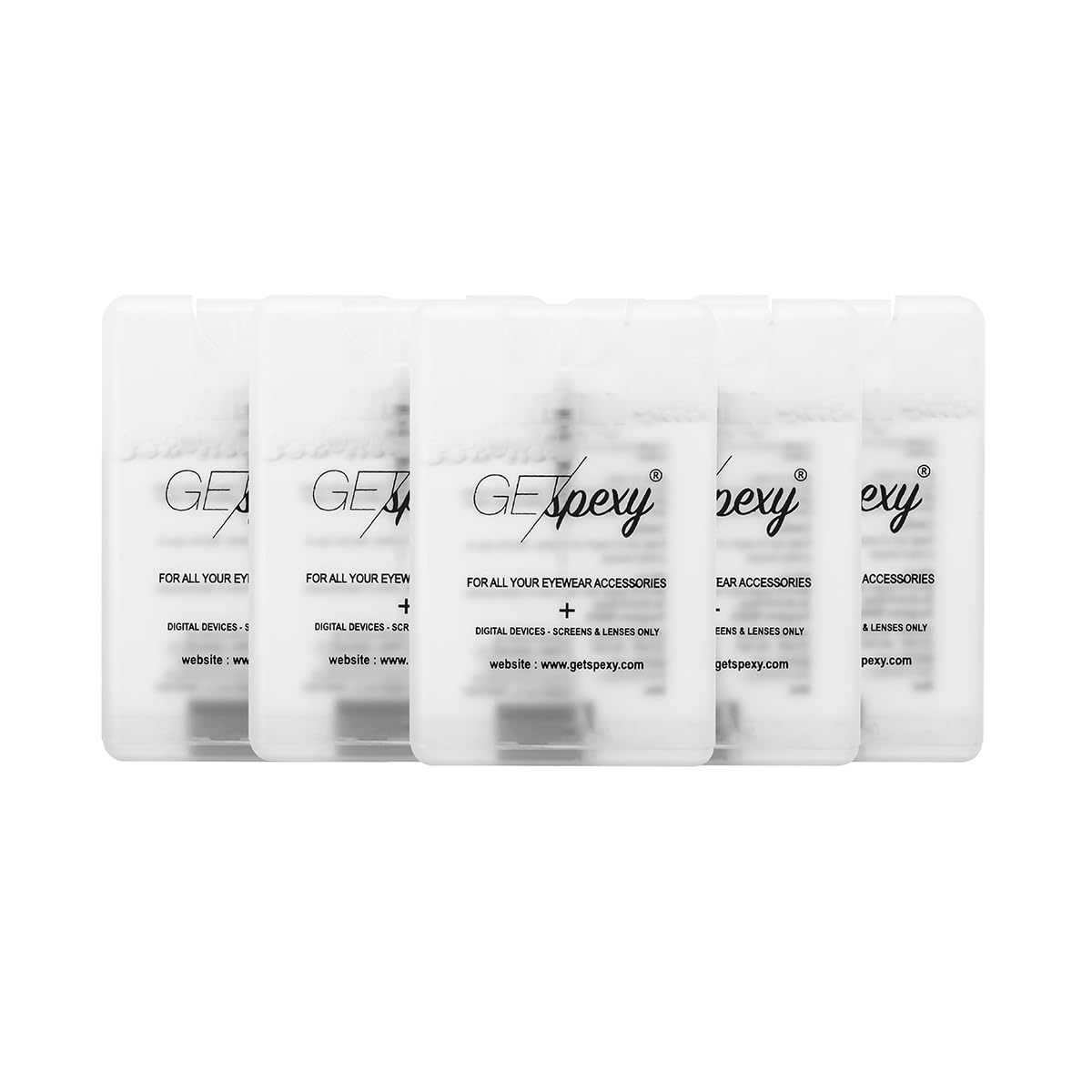 Getspexy Pocket Friendly Lens Cleaning Solution Spray For Eyeglasses | Premium Anti Reflective Spectacles Cleaner Spray | Safe Lens Cleaning Liquid Solution For Spectacles,Sunglasses,Laptop,Mobile Phones and Camera Lenses + Microfibre Cloth (Pack of  (B08ZKZXB4N) Amazon Price History, Amazon Price Tracker