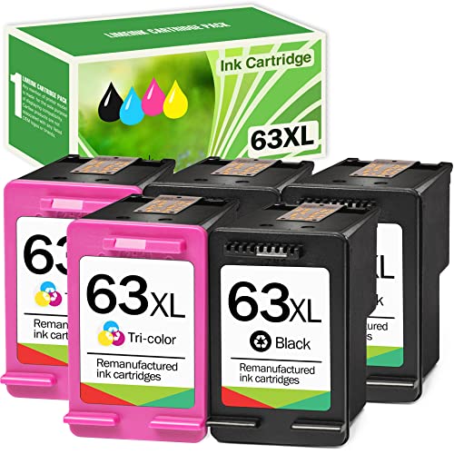 Black Friday - 70% OFF Limeink 5 Remanufactured Ink Cartridge 63XL 63 XL High Yield for HP Envy 4512 4520 Deskjet 3632 2130 2132 1110 3636 3637 1112 3630 3634 OfficeJet 3830 3833 4650 4652 4655 5255 5258 Printer Black Color Free Shipping 🛒 Limeink 5 Remanufactured Ink Cartridge 63XL 63 XL High Yield for HP Envy 4512 4520 Deskjet 3632 2130 2132 1110 3636 3637 1112 3630 3634 OfficeJet 3830 3833 4650 4652 4655 5255 5258 Printer Black Color