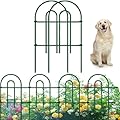 AMAGABELI GARDEN & HOME 25 Panels 24in(H)×35ft(L) Decorative Garden 24 inch high Fences and Borders for Dogs No Dig Metal Fence Panel Garden Edging Border Fence for Animal Barrier Fencing Flower Bed