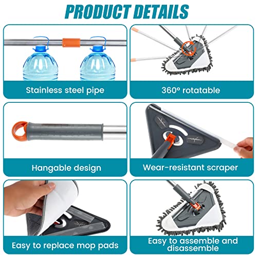 Scopa di pulizia Pavimento Scopa Mocio Triangolare...