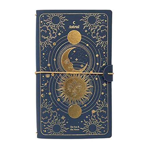 Grupo Erik Cuaderno de viaje Astral - Diario de viaje (Travel Journal : Cuero sintético) | Papeleria bonita - Diario personal : Regalo Mujer - Libreta pequeña de bolsillo, 19,6x12 cm | Ya disponible en tu tienda friki favorita! En mundofriki.es!