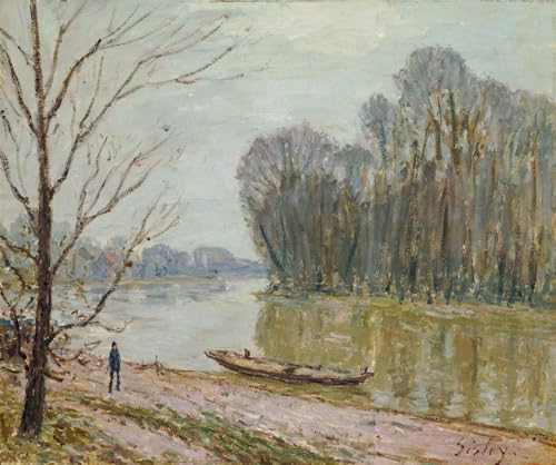 Tableau moderne toile décor art mural classique la Loire d'Alfred Sisle