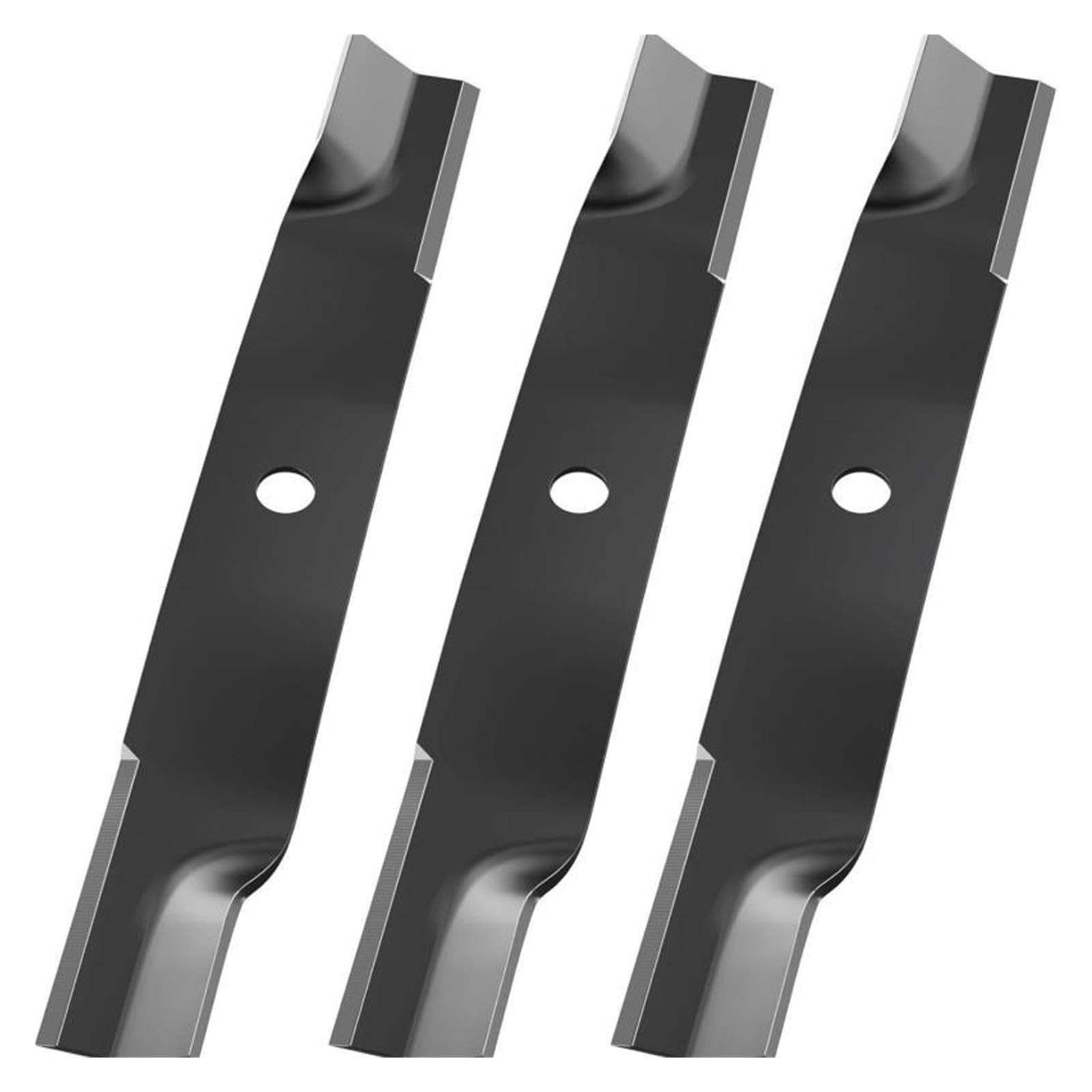 Paquete De 3 Cuchillas for Cortacésped, Cuchillas De Repuesto De Elevación Alta De 60 Pulgadas Compatibles Con John Deere TCU15881, M128485, M131958, M144196, M163983
