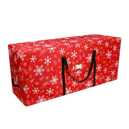 Christmas Storage Bag, Heavy Duty Extra Large Storage Container With Reinforced Handles, Christmas Tree Storage,Large Tree Storage Bin, 600D Oxford Fabric Wide Opening Storage Bag For Holiday Christma