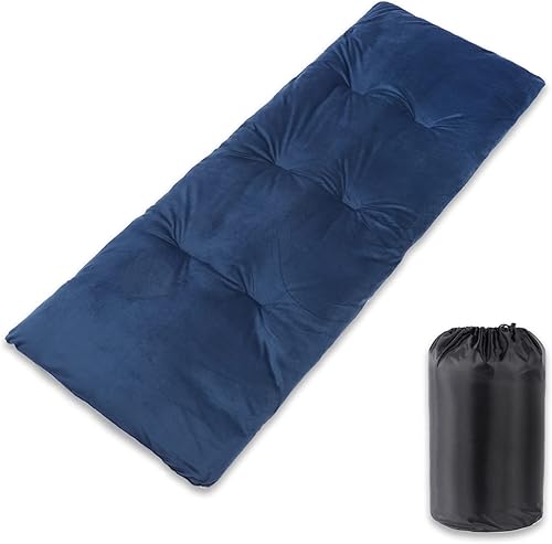Gehannah Alfombrilla de dormir gruesa para campamento suave y cómoda de microfibra para acampar para adultos colchonetas de dormir ligeras y