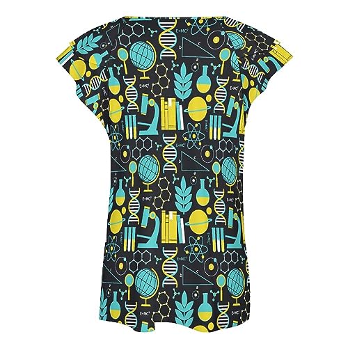 AMRANDOM Womens Short Sleeve Shirts V Neck Lotus Leaf Short Sleeve Tops Summer Blouse Shirts 5