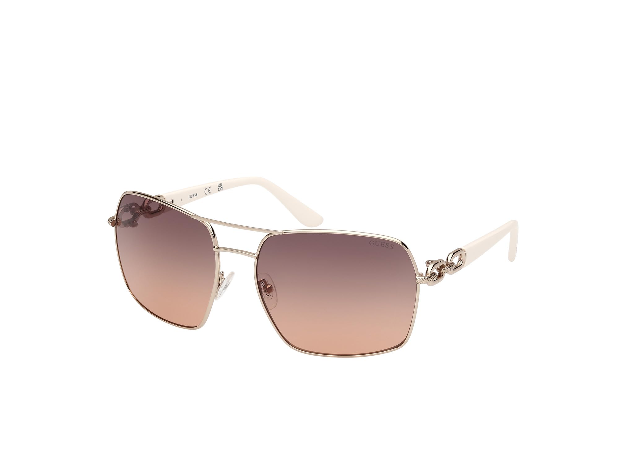 Guess Gold Metal Sunglasses