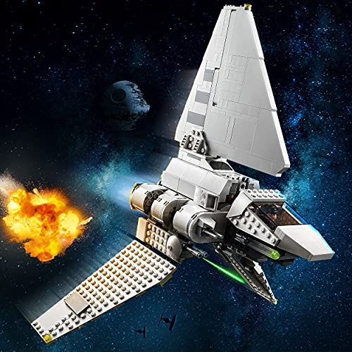 LEGO 75302 Star Wars Imperial Shuttle Bauset mit Luke Skywalker mit Lichtschwert und Darth Vader Minifiguren – Bild 6