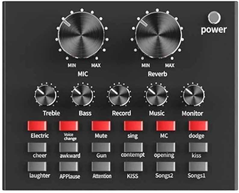 New Live Sound Card Online Live Video Entertainment for PC Mobile Phone Android External Sound Card V8(D)