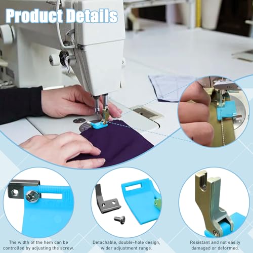 2 Pack Prensatela Multifuncional Ajustable para Máquina Industrial miniatura 4