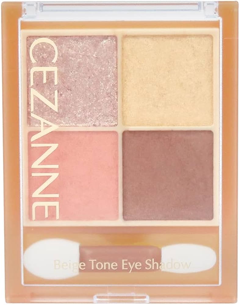 Amazon.co.jp: セザンヌ ベージュトーンアイシャドウ 04 ミモザ