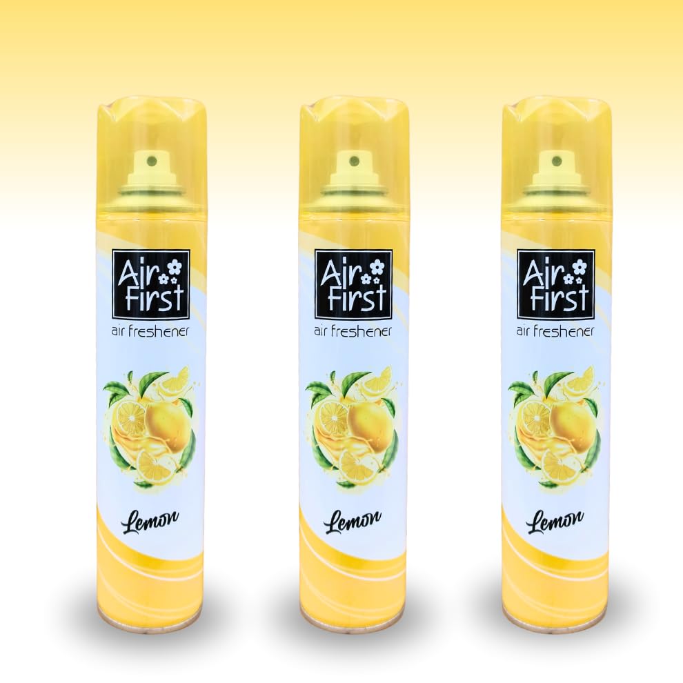 Air First Room Spray Air Freshener Combo Pack of 3 (300ml + 300ml + 300ml) (Lemon) (B08F3PY85V) Amazon Price History, Amazon Price Tracker
