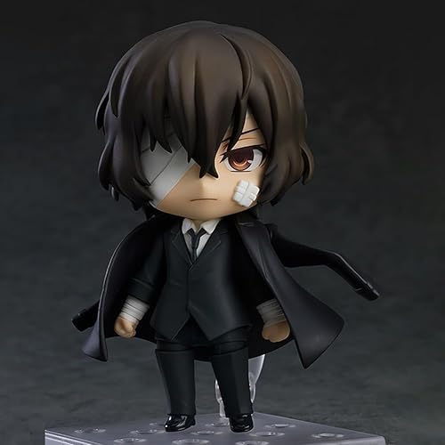 Miniatura 3 de 2 figuras de anime BSD Akutagawa Ryunosuke y Dazai Osamu figura de acción modelo Clay Man con accesorios, figura de escritorio movible de 3.93