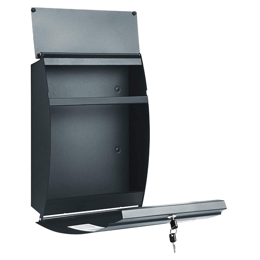 Buzón de Pared - Buzón Impermeable para Exteriores, Buzón Seguro para el Hogar, Buzón de Pared para Montaje en Pared