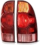 VIPMOTOZ Red Lens OE-Style Tail Light Lamp Assembly For 2005-2015 Toyota Tacoma Pickup Truck, Driver & Passenger Side
