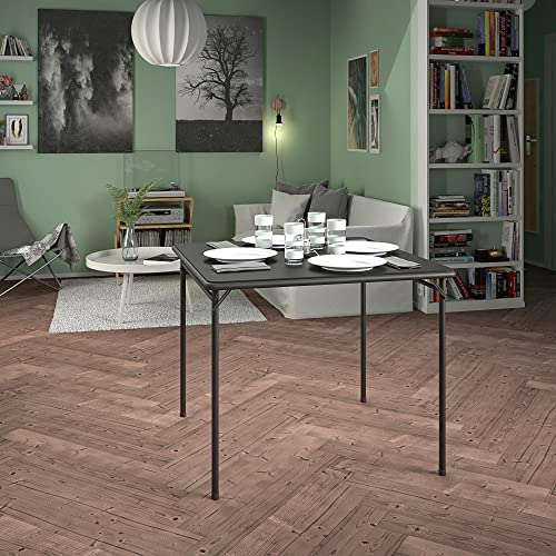 Cosco 14696BLK1E 34 Inch Square Vinyl Top Folding Card Table thumb #4