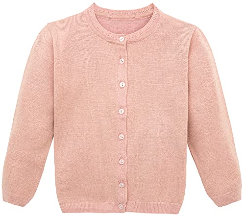 Lilax Girls’ Knit Long Sleeve Sparkle Cardigan Sweater