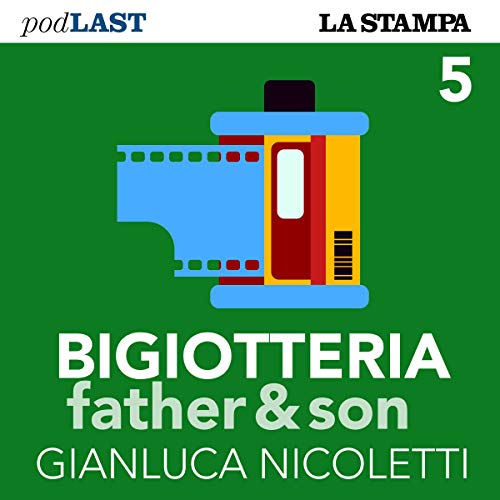 Diseño de la portada del título Giovani e vecchi (Bigiotteria, Father & Son 5)