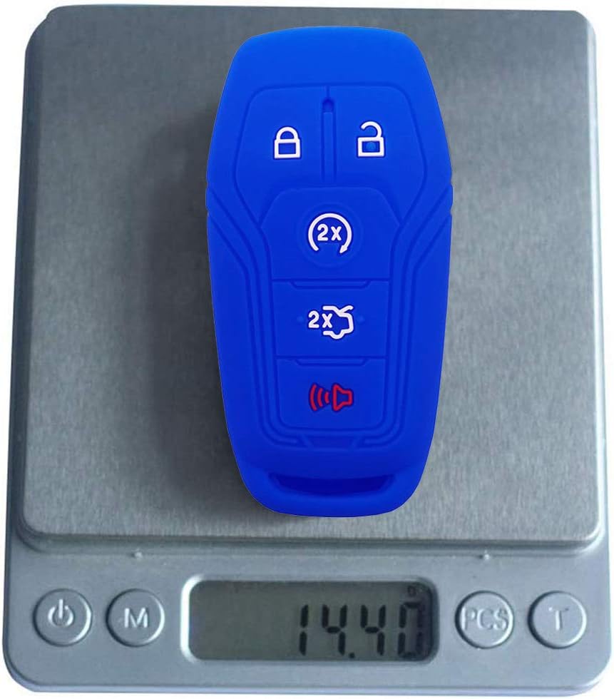 Car Remote Key Cover Fob Silicone Outer Case For Ford Lincoln Fusion MKZ Mustang MKC Outer Casing Shell Jacket Protector 5 buttons 1pcs
