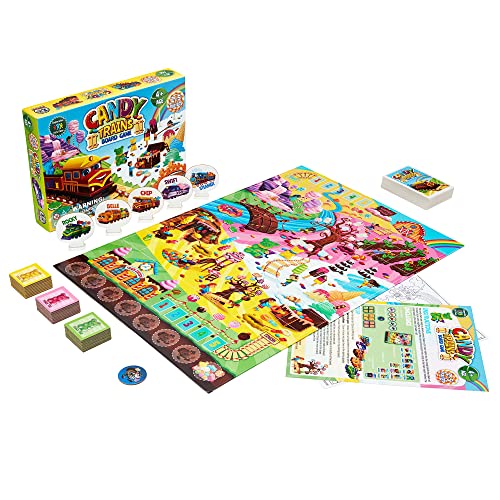 Candy Trains Juego de Mesa Cooperativo para Niños miniatura 2