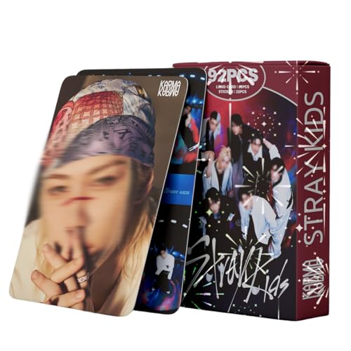ARHZ 92 Stück SKZ Photocards, Lomo Karten, SKZ Merch, Neue Album Karten für Fans