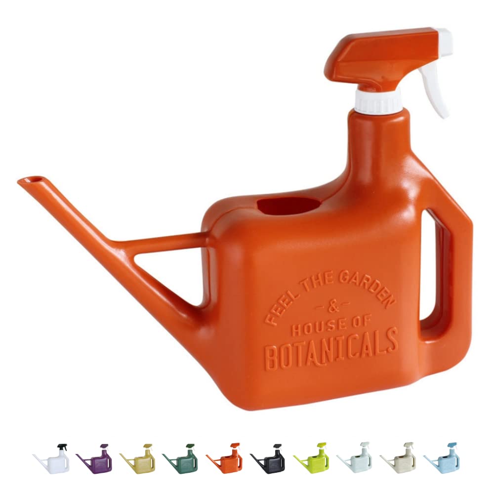 Multipurpose Spray Bottle - Watering Pot and Sprinkler - Orange